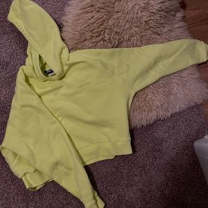 Outdoor voices like green sweatshirt